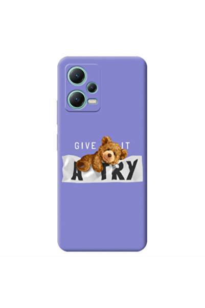 Other Xiaomi Redmi Note 12 Pro 5G Give me Purple Colored Silicone TPU Θήκη