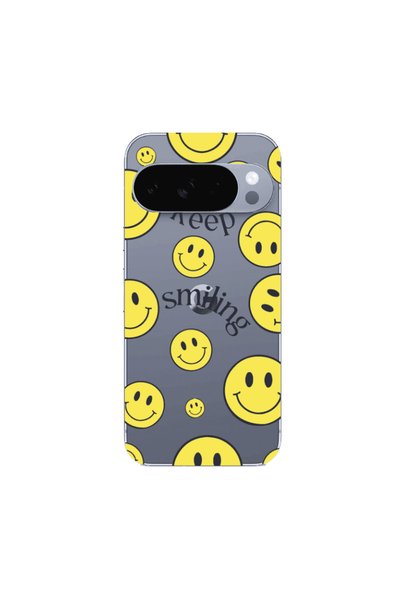 Other Google Pixel 10 Pro XL Keep Smiling Transparent Silicone TPU Θήκη