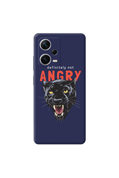 Other Xiaomi Poco X5 Pointed teeth Dark blue Colored Silicone TPU Θήκη