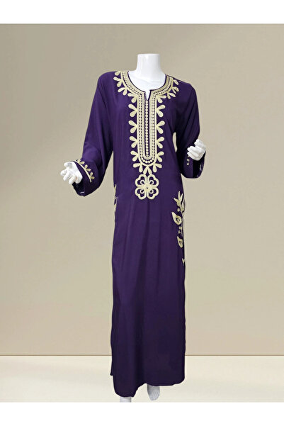 1way Embroidered Jilbab in Multi Colour