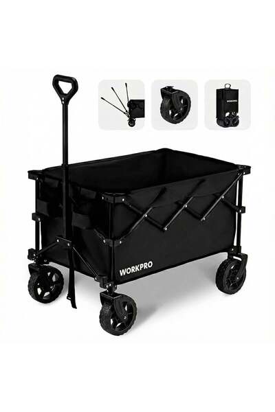 Workpro WP285015 Katlanabilir Taşıma Arabası 80 Kg | 4 Tekerlekli Ağır Hizmet...