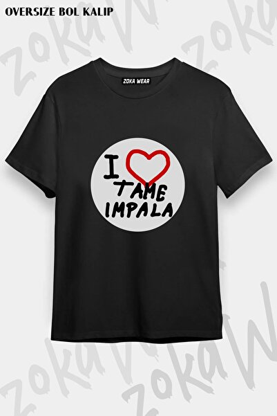ZOKAWEAR Μπλουζάκι Unisex Loose Fit με στάμπα Tame Impala v13