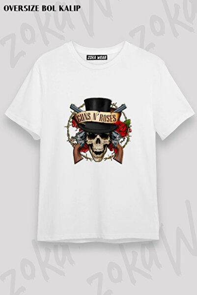 ZOKAWEAR Tricou unisex cu imprimeu Guns N Roses v2