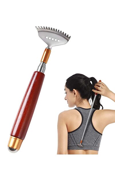 Arabest Telescopic Back Scratcher,Portable Back Massager with Long Wooden Han...