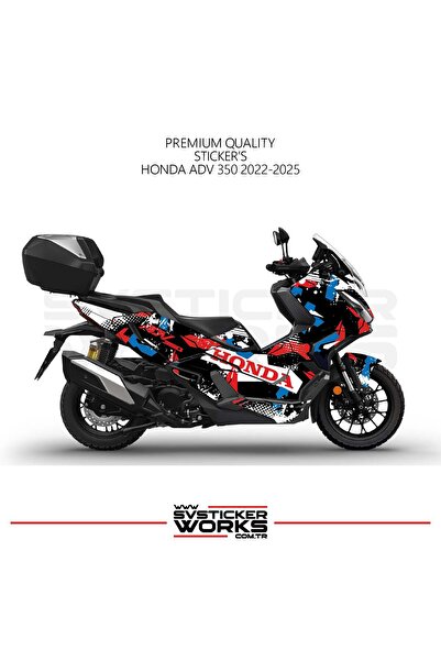 ARONA Honda ADV350 Kaplama Motosiklet Sticker Design Etiket Modeli V3