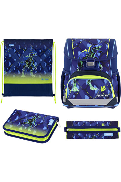 Herlitz Ghiozdan echipat Loop Plus, T Rex Explorer,