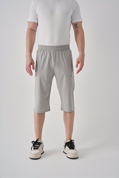 Shooter Sportswear Men's Capri Breathable Zippered Pants with Minimal Embroid...