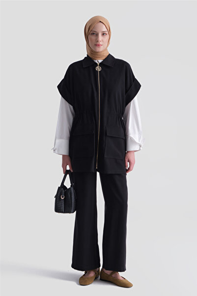Armine Vest Suit Black