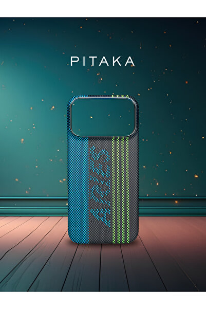 PITAKA Premium Aramid Fiber Mobile Case | Ultra-Thin, Lightweight, Tactile Wo...