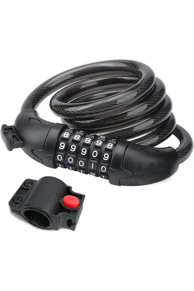 EasyLife 5 Digit Combination Bike Lock Anti Theft Security Cable Lock For Bic...