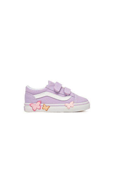 Vans Old Skool V Butterfly Bebek Günlük Ayakkabı VN000EFHFSF1 Mor