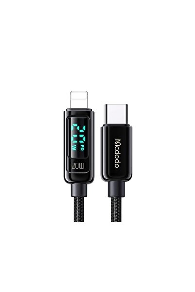 Mcdodo Cablu Type-C la Lightning Digital Pro, PD, 1.2m, 20W, Negru