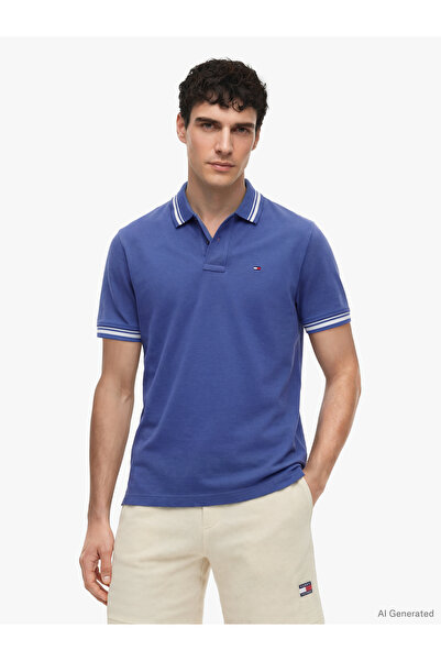 Tommy Jeans Blue Men Polo