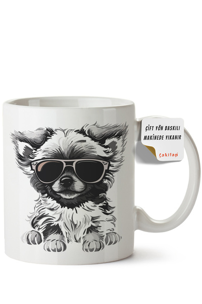 ET ERTAPASSAGE original creative designs Dog Design Printed Porcelain Mug (Do...