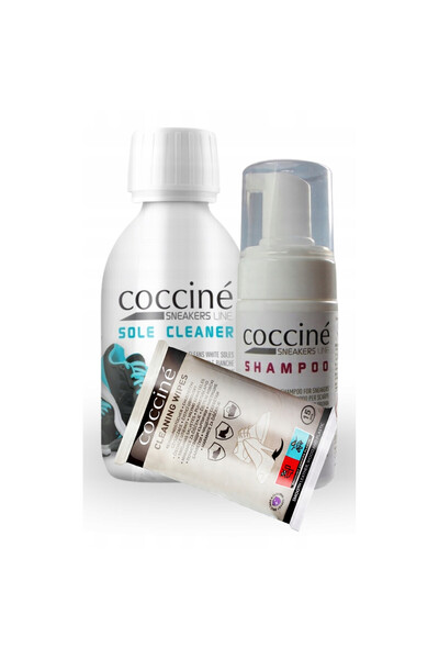 Coccine Kit de curatare, Coccine, 3 in 1, 15 bucati, 125 ml, 100 ml, servetel...