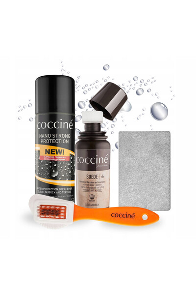 Coccine Set de ingrijire a incaltamintei, Coccine, Renovator pentru piele int...