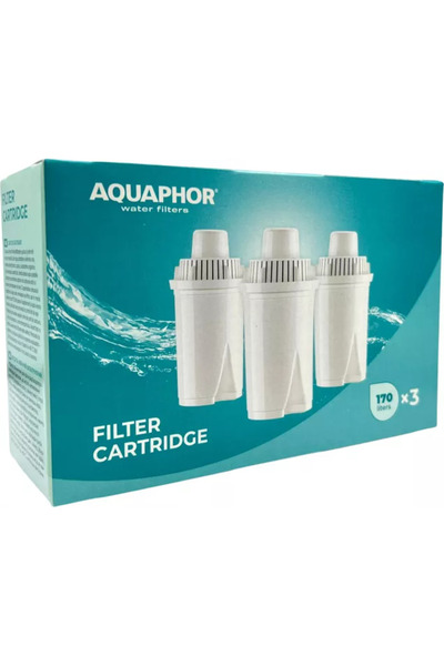 Aquaphor Cartuș filtrant B 15 pentru 170 litri de apă potabilă, set de 3 bucăți