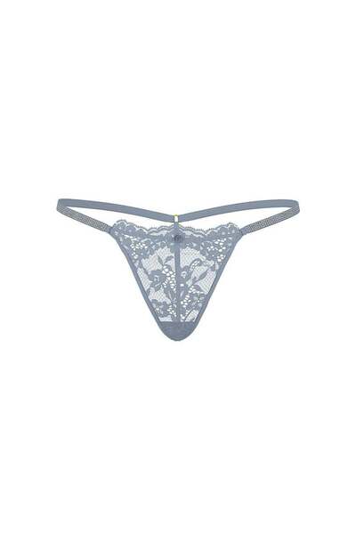 Victoria's Secret Twinkle Silver Dantelli V-String Külot