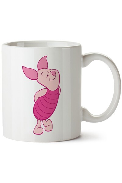ET ERTAPASSAGE original creative designs Piglet Printed Porcelain Mug, Machin...