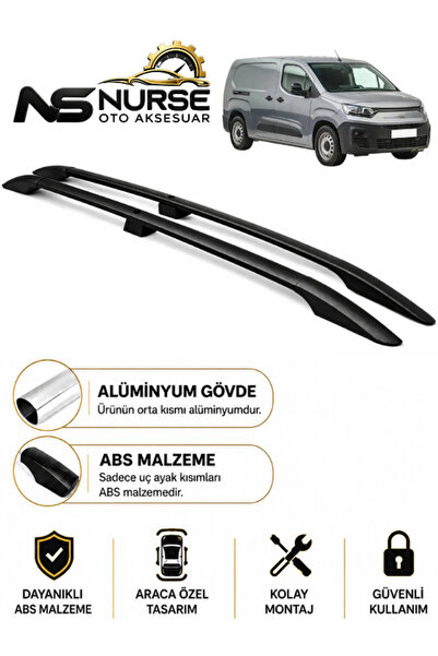 NURSE Yeni Fiat Doblo 2023-2024-2025-2026 Model Uzun Şase İçin Uyumlu Üst Por...