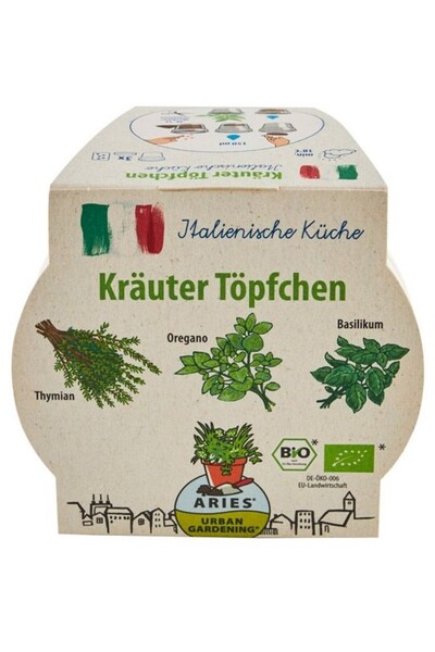 Aries Ghiveci cu semințe pentru plantare - amestec organic de ierburi italien...