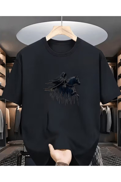 TİMİSİVA Μπλουζάκι Unisex oversized με τύπωμα με κοντό μανίκι και λαιμόκοψη, ...
