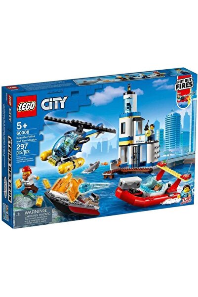 LEGO City Seaside and Fire Mission 60308