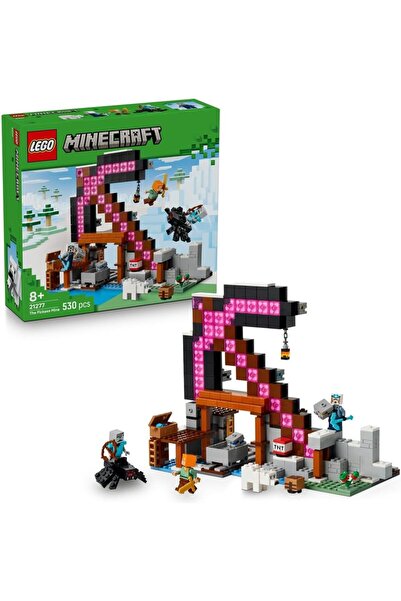 LEGO Minecraft The Pickaxe Mine - Interactive Building Toy - Incl. Alex, Mine...