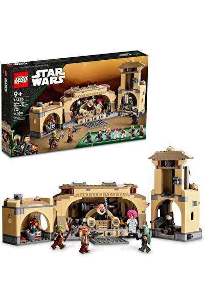 LEGO Star Wars Boba Fett’s Throne Room 75326 Building Kit for Kids Aged 9 and...