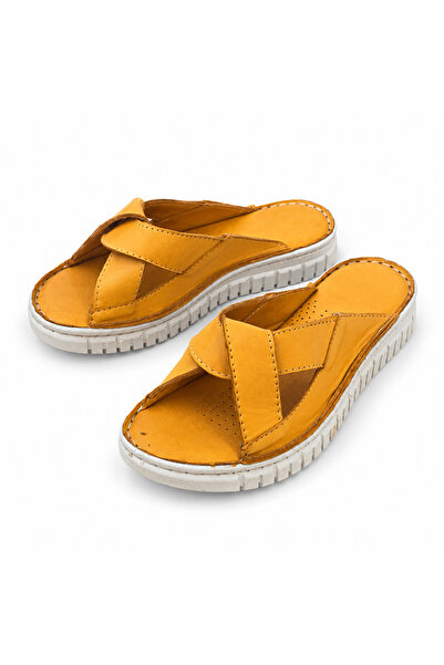 PATRON SHOES Genuine Leather Orthopedic Sole Women's Slippers – Daily Comfort...