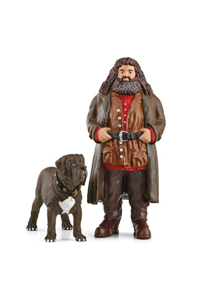 SCHLEICH Figurină, Lumea Vrăjitorilor, Hagrid și Fang