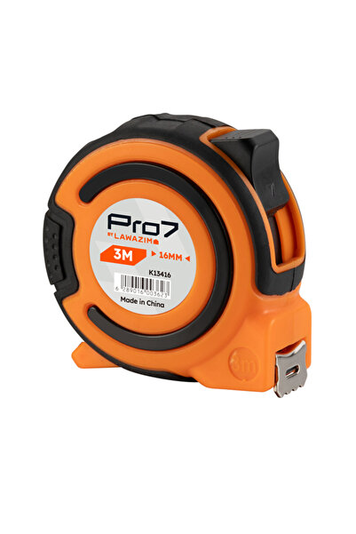 Lawazim Pro7 Standard Tape Measure 3mx16mm Steel Measuring Tape with CM Scale