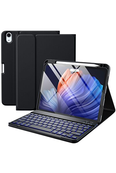 Vobafe Husa Cu Tastatura Pentru iPad Air 11 Inch M2 2024 / Air 5 / Air 4, Tas...