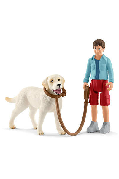 SCHLEICH Фермерски свят - Разходка с лабрадор ретривър
