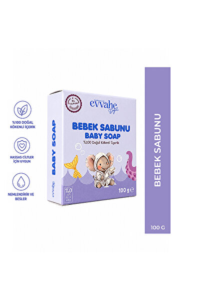 EVVAHE DOĞAL BEBEK SABUNU 100 g