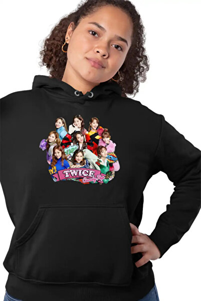 OEM Γυναικείο Φούτερ με κουκούλα Twice K-pop Εμπορεύματα