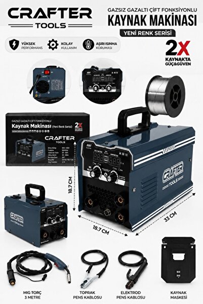 LUNAX Germany 950 Amper Invertör Ve Gazsız Gazaltı Kaynak Makinesi M950