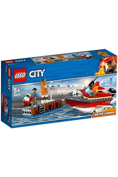 LEGO مجموعة بناء سيتي دوك سايد فاير 60213 2019 متعددة الألوان