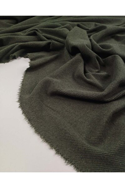 Kumaş Parça Khaki Diagonal Patterned Jacquard Interlock Fabric Soft and Stret...