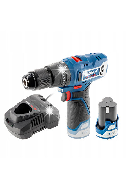 Dedra-Polonia Mașină de găurit și înșurubat cu impact, cu acumulator, 12V, 1*...
