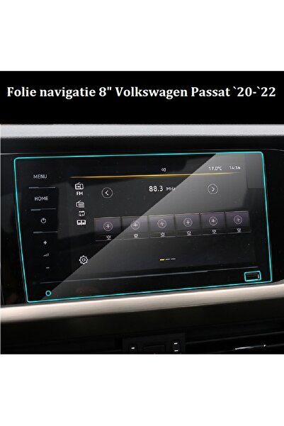 GIDA-CRIS Folie sticla securizate pentru ecran navigatie 8” cu mufa USB, comp...