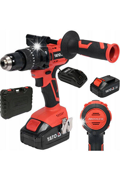 VOREL by YATO Cheie de impact cu reglare a cuplului Yato 18V+ 2 baterii