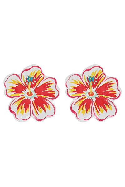 Lucky Art Tropea Melamine Flower Shaped Plate Set 20cm (Set of 2)