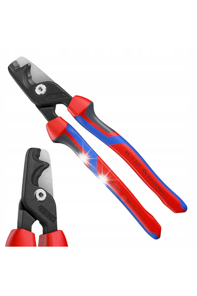 Knipex Foarfece pentru cabluri cu margini laterale gradate 95 12 225
