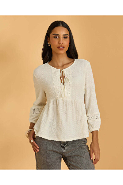 REDTAG Women White Casual Blouse