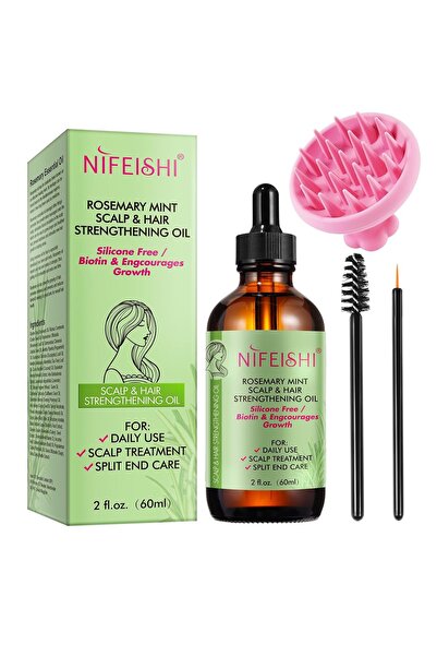 Arabest Natural Rosemary Oil,Hair Growth,Strengthening,60ml,Mint Essential Oi...