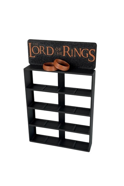 vixus Suport Funko Bitty Pop, Lord of the Rings, capacitate 16 figurine, negru
