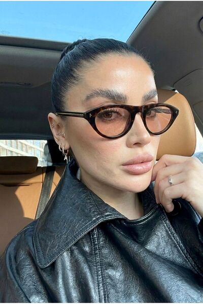 Goldmine Women's Pera Sunglasses Uv400 Leopard Nude