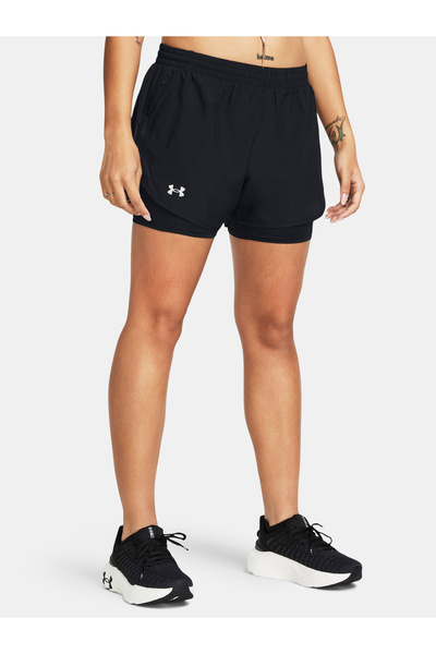 Under Armour Pantaloni scurți UA Fly By 2-în-1 - Negru