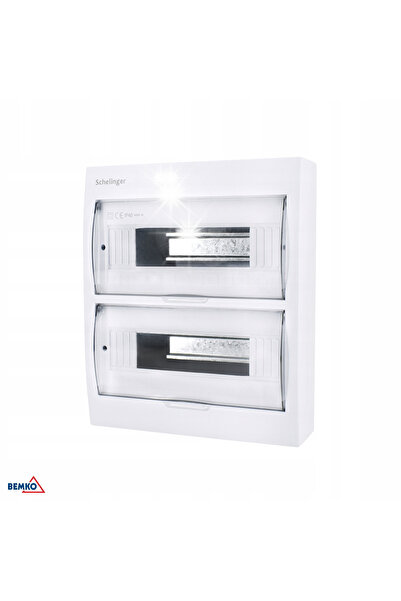 BEMKO TEKSTİL Tablou de distribuție aparent 2x12 IP40 cu 24 borne N+24PE BEMKO